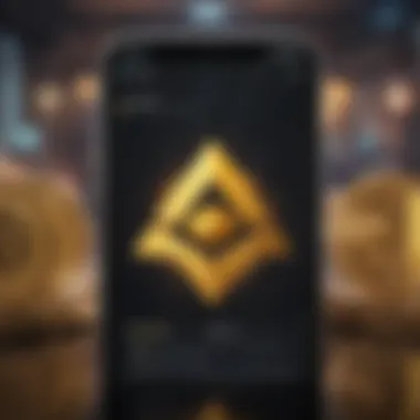 Visual representation of security features in the Binance Wallet app.