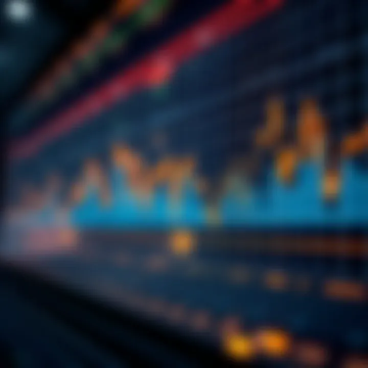 Stochastic chart illustrating market volatility