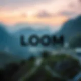 Loom Network logo illustrating its brand identity